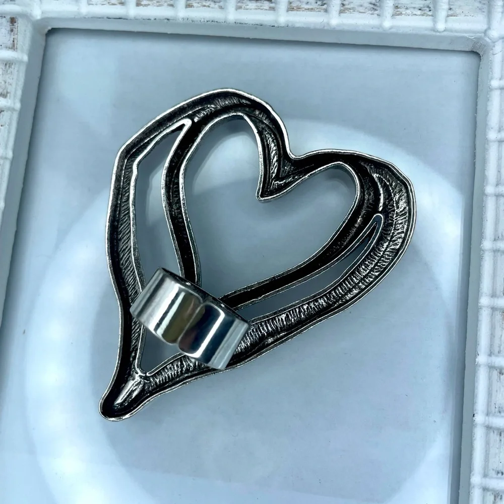 New ~ Heart Oversized Earrings